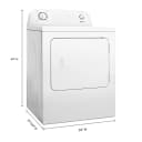 6.5 cu. ft. Electric Dryer with Wrinkle Prevent Option view 6