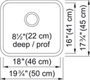 Reginox Undermount Sink - view 2