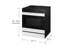 Bespoke 6.3 cu. ft. Smart Slide-In Electric Range with Air Sous Vide & Air Fry in White Glass view 17