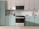 Bespoke 6.3 cu. ft. Smart Slide-In Electric Range with Air Sous Vide & Air Fry in White Glass view 12