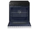 Bespoke 6.3 cu. ft. Smart Slide-In Electric Range with Air Sous Vide & Air Fry in White Glass view 9