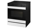 Bespoke 6.3 cu. ft. Smart Slide-In Electric Range with Air Sous Vide & Air Fry in White Glass view 5