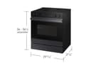 Bespoke 6.3 cu. ft. Smart Slide-In Electric Range with Air Sous Vide & Air Fry in Matte Black Steel view 16