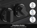 Bespoke 6.3 cu. ft. Smart Slide-In Electric Range with Air Sous Vide & Air Fry in Matte Black Steel view 14