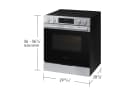 Bespoke Smart Slide-in Electric Range Pro Style Design | Air Fry Max | Precision Knobs view 4