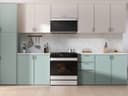 Bespoke 6.0 cu. ft. Smart Slide-In Gas Range with Smart Oven Camera Illuminated Precision Knobs in White Glass view 9