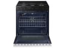 Bespoke 6.0 cu. ft. Smart Slide-In Gas Range with Smart Oven Camera Illuminated Precision Knobs in White Glass view 10