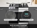 Bespoke Slide-in Induction Range Anti-Scratch Glass Cooktop | Wi-Fi | 6.3 cu.ft. view 14