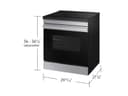 Bespoke Slide-in Induction Range Anti-Scratch Glass Cooktop | Wi-Fi | 6.3 cu.ft. view 16