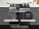 Bespoke Slide-in Induction Range Anti-Scratch Glass Cooktop | Wi-Fi | 6.3 cu.ft. view 14