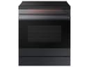 Bespoke 6.3 cu. ft. Smart Slide-In Induction Range with Ambient Edge Lighting™ & Air Sous Vide in Matte Black Steel view 1
