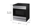 Bespoke 6.3 cu. ft. Smart Slide-In Induction Range with Ambient Edge Lighting™ & Air Sous Vide in Stainless Steel view 4