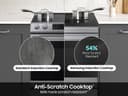 Bespoke 6.3 cu. ft. Smart Slide-In Induction Range with Ambient Edge Lighting™ & Air Sous Vide in Stainless Steel view 7
