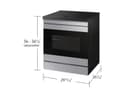 Bespoke 6.3 cu. ft. Smart Slide-In Induction Range with AI Home & Smart Oven Camera in Stainless Steel view 17