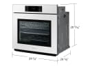 Bespoke AI Single Wall Oven AI Home 7" LCD Display | AI Pro Cooking™ | 5.1 cu.ft. view 2