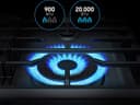5.8 cu. ft. Freestanding Gas Range with True Convection and Steam Reheat view 4