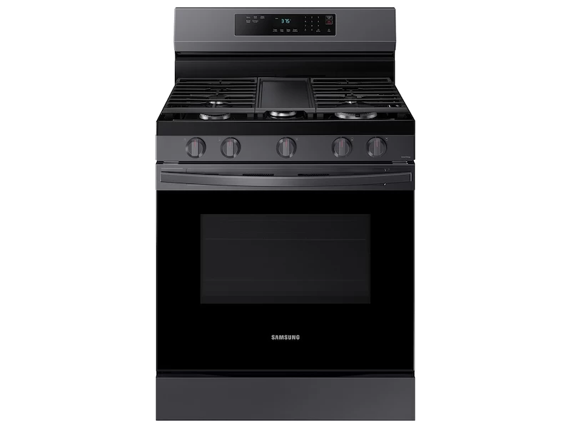 6.0 cu. ft. Smart Freestanding Gas Range with 18K BTU Dual Power Burner & Self Clean