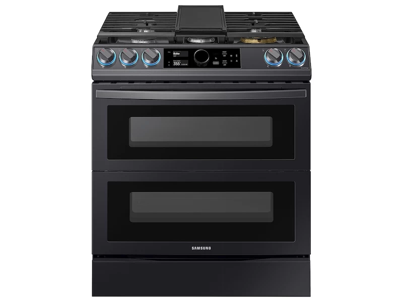 6.3 cu. ft. Flex Duo Front Control Slide-in Dual Fuel Range with Smart Dial, Air Fry, and Wi-Fi