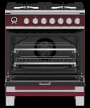 Dual Fuel Range, 30", 4 Burners, Self-cleaning view 2