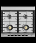 30" Series 9 Contemporary 4 Burner Dual Fuel Self-Cleaning Range view 3