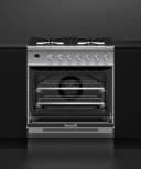 30" Series 9 Contemporary 4 Burner Dual Fuel Self-Cleaning Range view 5