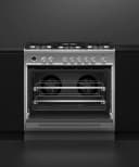 36" Series 9 Contemporary 5 Burner Dual Fuel Self-Cleaning Range view 5