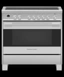 36" Series 9 Contemporary 5 Zone Induction Self-Cleaning Range, 2 SmartZones view 1
