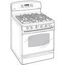 30" Dual-Fuel Free-Standing Range with Baking Drawer view 3