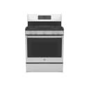 30" Free-Standing Self Clean Dual-Fuel Fingerprint Resistant Range with Storage Drawer view 4