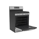30" Free-Standing Self Clean Dual-Fuel Fingerprint Resistant Range with Storage Drawer view 48