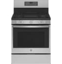 30" Free-Standing Self Clean Dual-Fuel Fingerprint Resistant Range with Storage Drawer view 1
