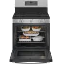 30" Free-Standing Self Clean Dual-Fuel Fingerprint Resistant Range with Storage Drawer view 74