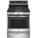 30" Smart Dual-Fuel Free-Standing Convection Range with Warming Drawer view 1