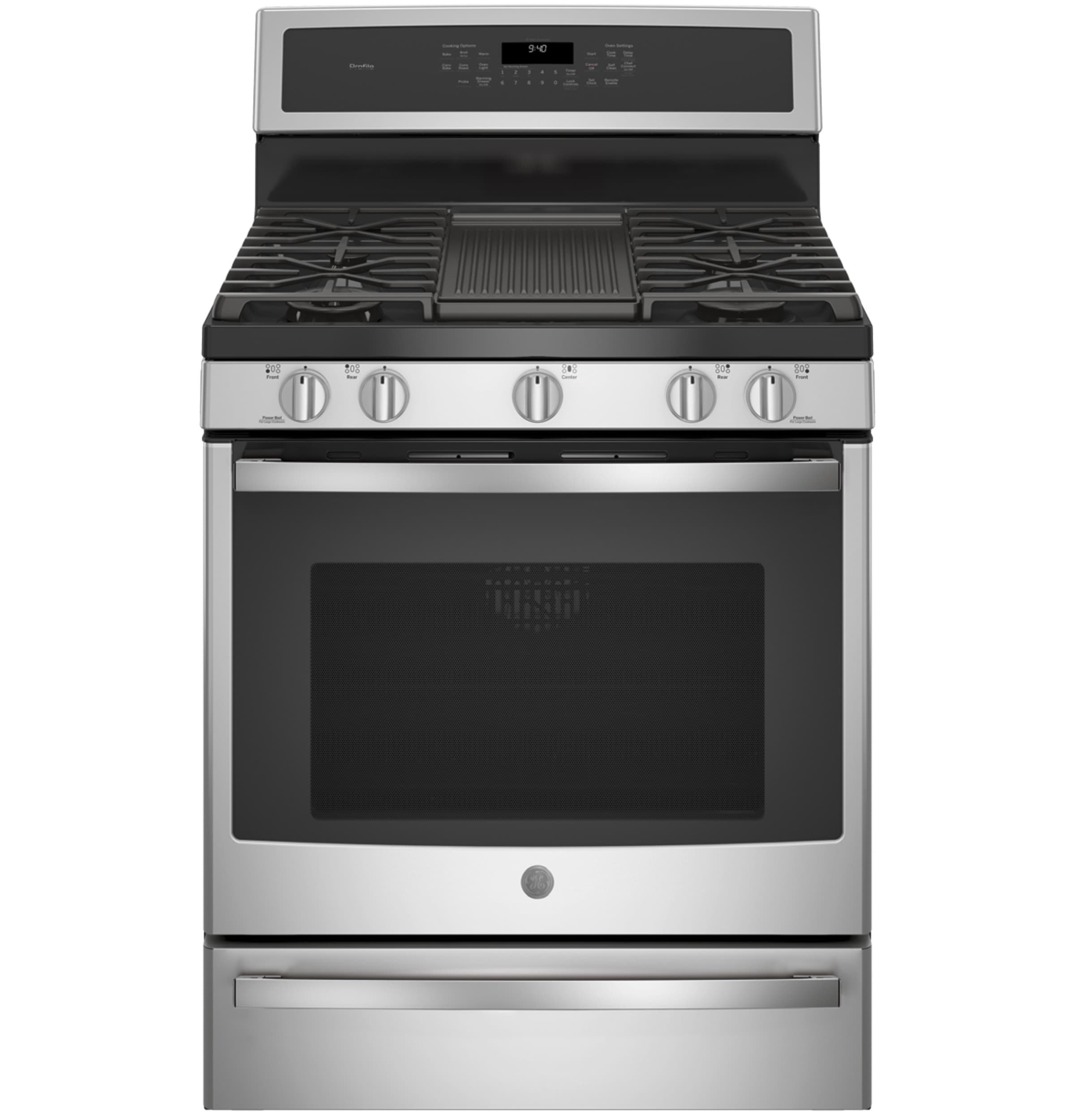 30" Smart Dual-Fuel Free-Standing Convection Range with Warming Drawer