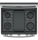 30" Smart Dual-Fuel Free-Standing Convection Range with Warming Drawer view 20