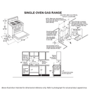 30" Smart Dual-Fuel Free-Standing Convection Range with Warming Drawer view 3