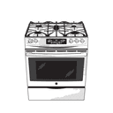 Series 30" Dual Fuel Slide-In Front Control Range with Warming Drawer view 12
