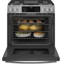 30" Smart Dual Fuel Slide-In Front-Control Fingerprint Resistant Range view 4