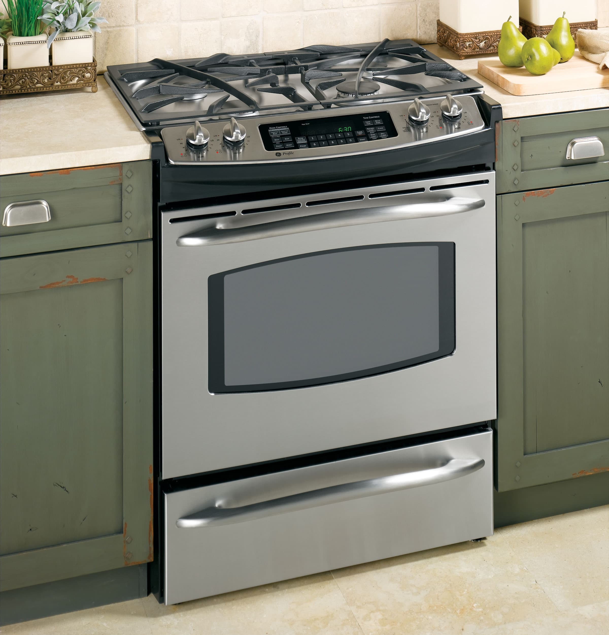 30" Dual Fuel Slide-In Range