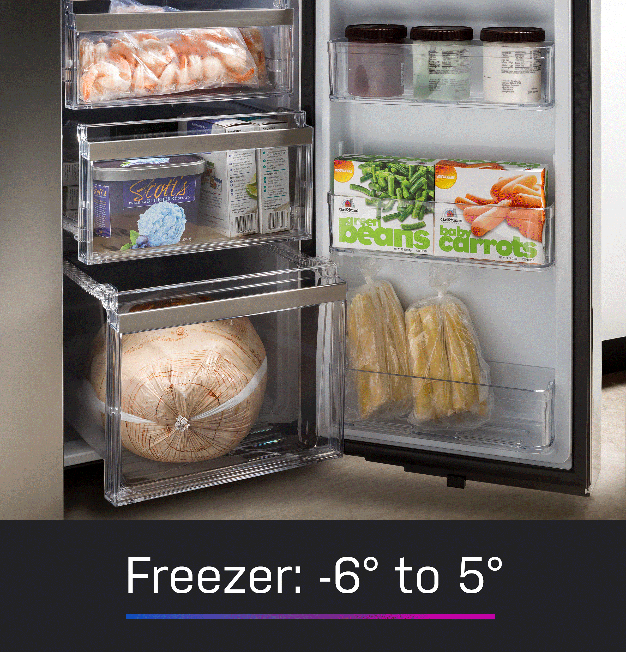 Ge Profile™ Energy Star® 28.4 Cu. Ft. Quad-door Refrigerator With Dual-dispense Autofill Pitcher And Door In Door view 24