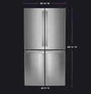 Ge Profile™ Energy Star® 28.4 Cu. Ft. Quad-door Refrigerator With Dual-dispense Autofill Pitcher And Door In Door view 8