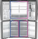 Ge Profile™ Energy Star® 28.4 Cu. Ft. Quad-door Refrigerator With Dual-dispense Autofill Pitcher And Door In Door view 15
