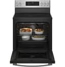 Ge Profile™ Energy Star® 30" Smart Free-standing Electric Convection Fingerprint Resistant Range With No Preheat Air Fry view 4