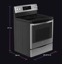 Ge Profile™ Energy Star® 30" Smart Free-standing Electric Convection Fingerprint Resistant Range With No Preheat Air Fry view 15