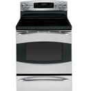 30" Free-Standing Electric Range with Warming Drawer view 1