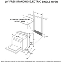 30" Smart Free-Standing Electric Convection Range with No Preheat Air Fry view 8