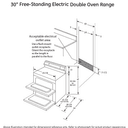 30" Free-Standing Electric Double Oven Convection Range view 8