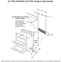 Ge Profile™ 30" Smart Free-standing Electric Double Oven Convection Range With No Preheat Air Fry view 8