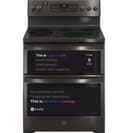 Ge Profile™ 30" Smart Free-standing Electric Double Oven Convection Range With No Preheat Air Fry view 10