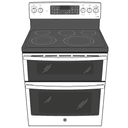 Ge Profile™ 30" Smart Free-standing Electric Double Oven Convection Range With No Preheat Air Fry view 9